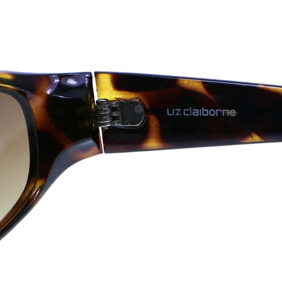 Liz Claiborne Tortoise-Shell Designer Cateye-Sun - Picture 6 of 7